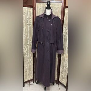 FLEET STREET FULLY LINED FULL LENGTH TRENCH COAT - SZ 10